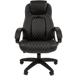 Офисное кресло CHAIRMAN 432, экокожа,  черный